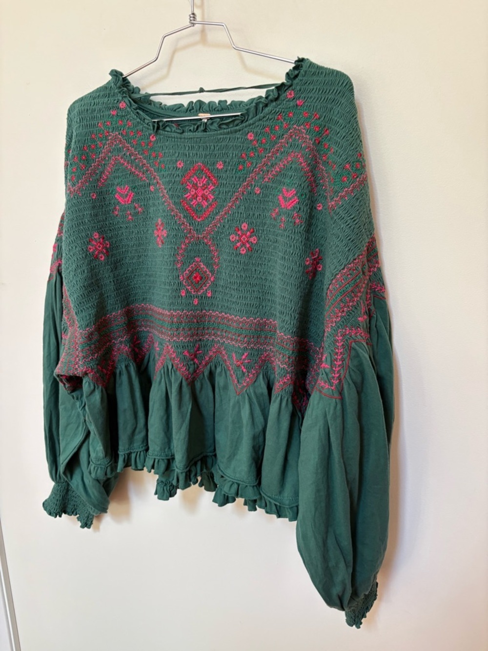 NWOT Free People Holly Long Sleeve Knit Top Size Medium - Picture 11 of 15
